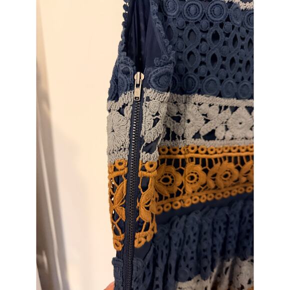 Anthropologie Maeve Lace Multicolor Dress Size 8 - Picture 6 of 6